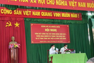 TỔNG KẾT CÔNG TÁC XÂY DỰNG ĐẢNG NĂM 2021 VÀ TRIỂN KHAI NHIỆM VỤ TRỌNG TÂM TRONG NĂM 2022